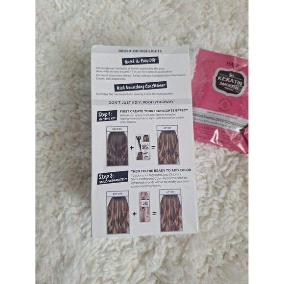 L'Oréal Colorista Bleach Highlights and HASK Keratin Smooth - Picture 3 of 5